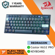 ✴Flexi Tech REDRAGON K632 PRO Noctis 60 Wireless RGB Mechanical Keyboard✸