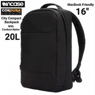 incase - CITY COMPACT Macbook 16''/Air15'' 電腦背包 W/CORDURA (黑) INBP100652BK