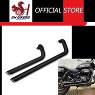 QJMotor SRV250 Full System Exhaust (Silencer (removable)) Exhaust Pipe