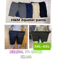 3quater_pants cotton,size:L-3XXL