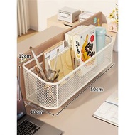 桌面收納盒 辦公室工位整理 書桌辦公桌屏風隔板 辦公用品置物架（平行進口）（快遞送貨上門）