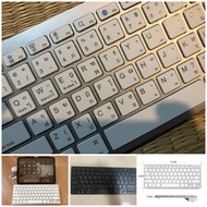 คีย์บอร์ดไร้สาย Bluetooth keyboard wireless Ultra Slim รุ่น bk3001 คีย์บอร์ดบลูทูธ แป้นพิมพ์ภาษาไทย สำหรับมือถือทุกระบบ