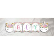 Flag banner Unicorn bunting flag/