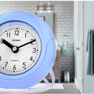 HOSEKI H-9143 Moisture Proof Bathroom Ticking Clock Flip Stand Hanging Small Size Convenient For Bath Kitchen Living