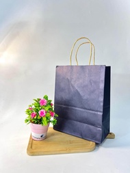 50pcs Paper Bag / Beg Goodies Kahwin / Plain Paper Bag / Kraft Paper Bag Birthday Paper Bag / Shoppi