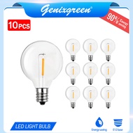 G40 LED Replacement Bulbs 1W E12 Screw Base Shatterproof Energy-Saving Bulbs 10Watt Equivalent Warm 