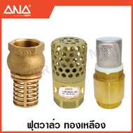 ANA Foot Valve/Spring Brass (Available In Sizes 2-4 Inches To Choose From)