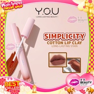 Y.O.U YOU Simplicity Cotton Lip Clay Lip Stain Lipstick Soft Mousse Velvet Texture YOU TnT Beauty Sh