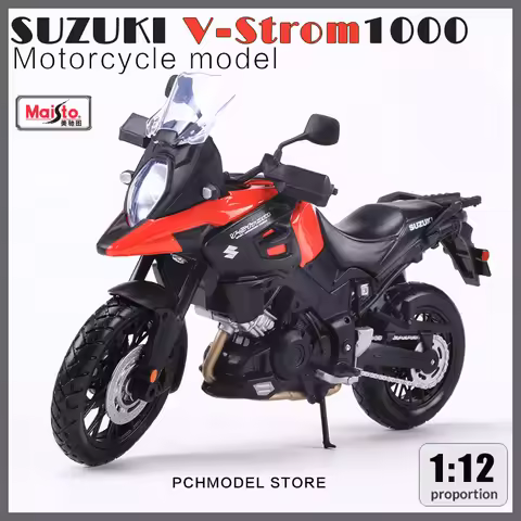 Maisto 1:12 SUZUKI V-Strom 1000 Motorcycle Alloy Car Model Collection Of Mock-Ups
