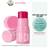 Má Hồng Silkygirl Dạng Thỏi Màu Hồng Đào 01 Peach 4g