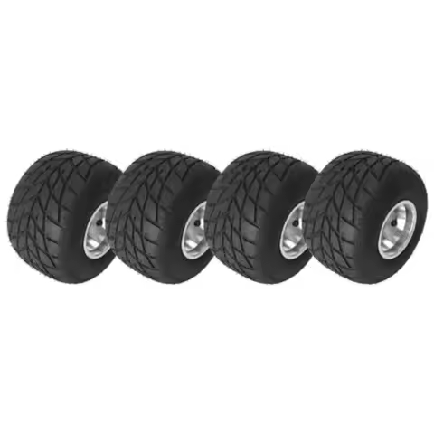 High Performance Go Kart Tire and Rim 11x7.10-5 Rear Wheel Assembly with 50mm Bolt Pattern and 3 Hol