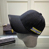 CEILN222 Blue White Embroidered C Label Baseball Cap