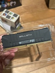 美光 16GB 記憶體 Micron Crucial Ballistic Gaming Memory DDR4-3200 黑色
