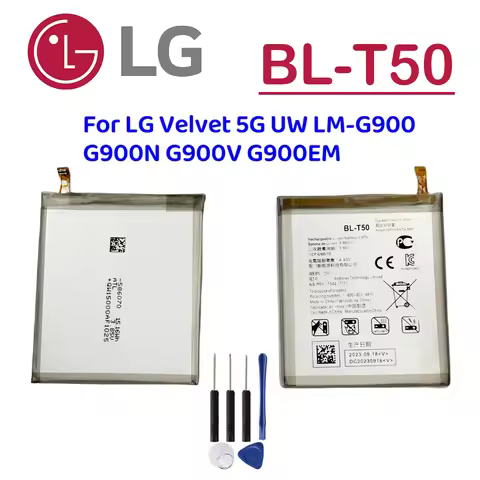 Original Battery For LG BL-T50 For LG Velvet 5G Uw LM-G900 G900N G900V G900EM Replacement Battery