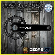 ♞,♘Newest DEORE XT Bicycle crenk Sticker Decal/Quality Mtb Bike Crank Decall Sticker