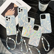 GC171 CLARITY Swirl Hologram Case Silver Textured With Charm - Hardcase/ Casing For Infinix NOTE 50 