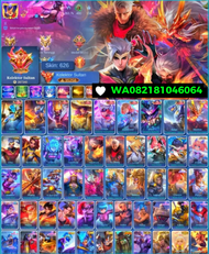 akun ml murah akun mobile legend Sultan mhitik glory skin banyak hero banyak