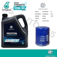 Petronas Syntium PROTON 800 SE 10w30 Semi Synthetic SN/CF Engine Oil 4L Petronas Minyak Hitam Enjin 