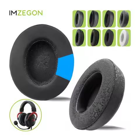 IMZEGON Replacement Earpads for HyperX Cloud 1, 2, Core,Silver, Alpha, Alpha Pro, Alpha S, Gaming, M
