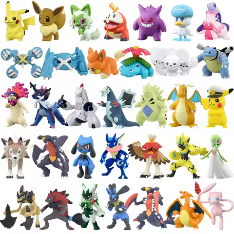 Takara Tomy Pokemon Figures MS Series Monster Collection Gengar Grookey Rowlet Oshawott Charizard Ch