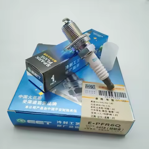 4Pcs OE101000063AA Iridium Platinum PFR6Q 6458 For Audi A4 A6 TT Beetle Passat B5 Sharan Bora Touran