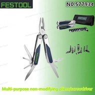 FESTOOL 577934 MT-FT1 Multi-Function Stainless Steel Pliers/Screwdriver Drill Bit Combination Hand T