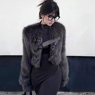 Environmentally Friendly Fashionable Fur Jacket - Thickened Fur Warm Top