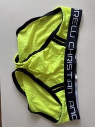 Andrew Christian Neon Yellow Mesh Briefs