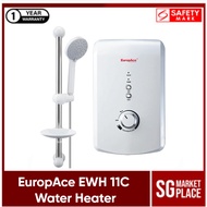 EuropAce EWH 11C Water Heater. aka EWH11C. Copper Heating Element. 5 Spray Pattern. Safety Mark Approved. 1 Year Warranty
