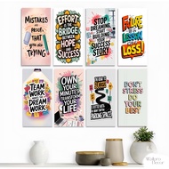 Wallprodecor Motivational Wall Decoration Aesthetic Poster Motivational Quotes