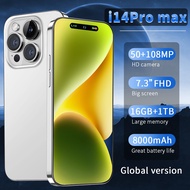 I14Pro Max Android Smartphone 24cm Foreign Trade Real 4G Large Screen 4+64GB All-in-One Phone Ready 
