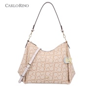 Carlo Rino Medium Beige Carlo GEO Shoulder Bag