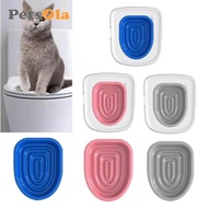 PETSOLA Cat Toilet Training Kit Cat Training Toilet Seat Cat Toilet Training Litter Tray Kitty Seat 