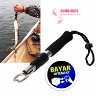 Alat Tang Capit Mulut Ikan Portable Stainless Steel Fishing Gripper Tool Ikan Besar Laut Sungai Kola