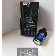 IBEZ 201 H4 Mini Biled Headlight with Cooling Fan and Lens Purple Lens