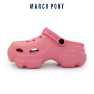 Marco Pony รองเท้าแตะ รองเท้าหัวโต ส้นหนา 7 ซม เบาสบาย คลายเมื่อยเท้า กันลื่น รองเท้าแตะผู้หญิงแฟชั่นฤดูร้อน เหมาะกับฤดู MH9021