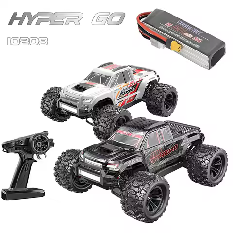 Hyper Go 10208 V2 Brushless Vehicle Truck,Come with 3S 5200mAh Lipo Battery, 100A ESC, APP Programin