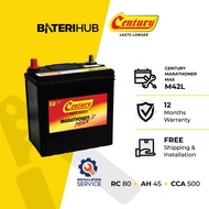 [Installation Provided] 60B20L/R M42 L/R EFB Century Marathoner Max Car Battery Myvi Bezza Ativa Nissan Serena BateriHub