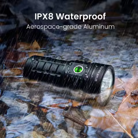 Sofirn Q8 Plus Super Powerful LED Flashlight 16000lm USB C Rechargeable 21700 Anduril 2.0 Torch XHP5