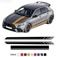 Edition 1 AMG Car Hood Decal Side Stripes Skirt Sticker For Mercedes Benz A Class W177 V177 A35 A45 