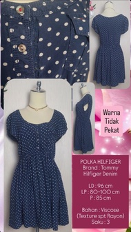 (NewUp 9Jun) Dress wanita Branded original Vintage preloved dengan Minus Minor