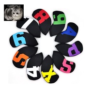 manysincerity High-end golf iron head cover Iron head Wedge cover 4-9 ASPX 10pcs 6 color Nice