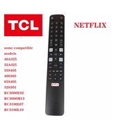 New RM-L1508+ TCL Remote Control RC802N For TCL Smart TV Netflix BRC802N 40A325 / 32A325 / 55S405 / 