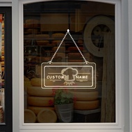 Customized Name of restaurant Customized Neon Light Sign restaurant Art LED Customized Neon Light Si