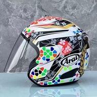 หมวกกันน็อค Ram3 GP2 Nakagami หมวกกันน็อคครึ่งใบชายและหญิงหมวกกันน๊อคออฟโรดสำหรับแข่งลงเนิน