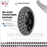 ASCENDO BLACK PANTHER MT 540 MOTORCYCLE TIRES Ring 13 120/70-13 140/60-13 TUBELESS