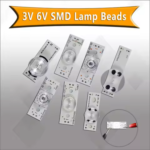20Pcs For 21-120inch TV Universal LED Backlight Strip 3V 6V SMD Lamp Beads With Optical Len Fliter T