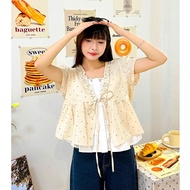 Nabi Women's Blouse Comes With Scrunchies | Thyme Thyme Thyme