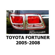 1 Pair Of Tail Light Covers TOYOTA FORTUNER 2005-2008 Chrome Plated Cover Accessories First Look