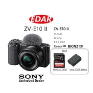 SONY ZV-E10 II APSC VLOG MIRRORLESS CAMERA ZV-E10ii / ZVE10II